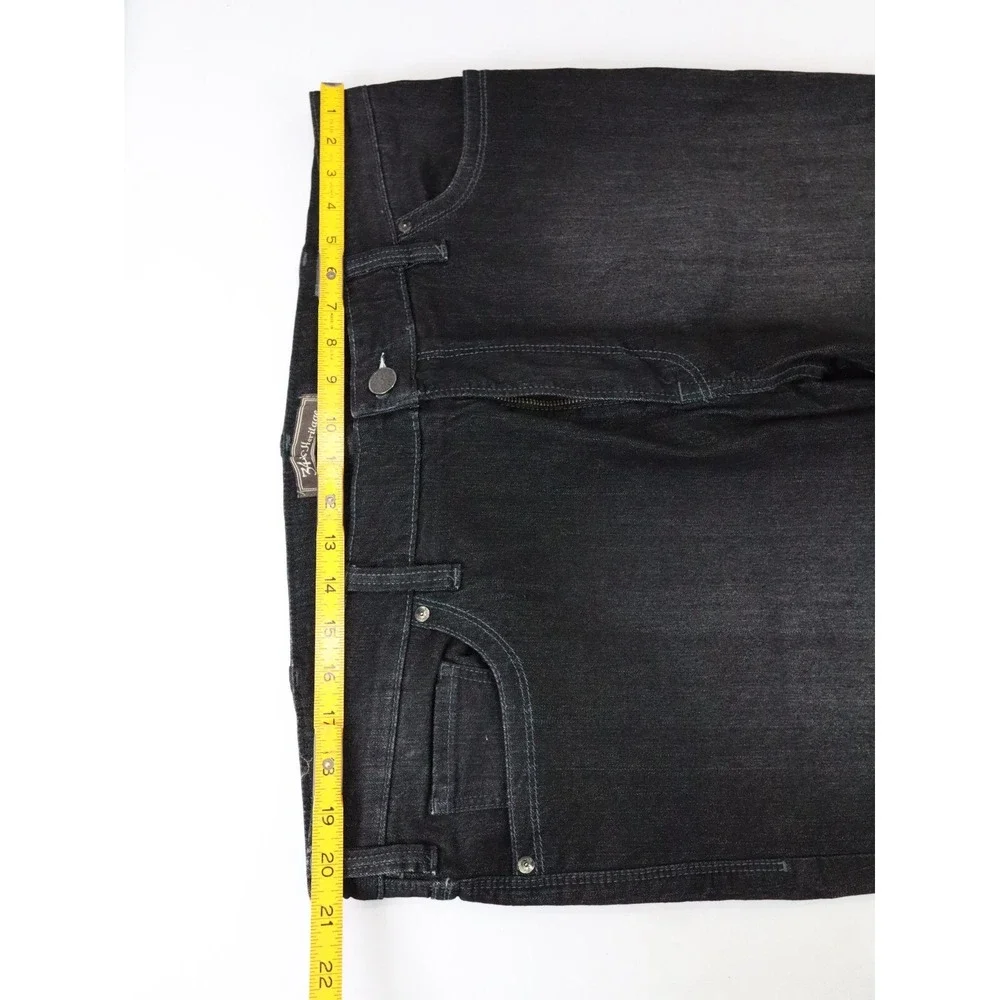 34 Heritage Jeans Mens 42x30 Charisma‎ Classic Fit Comfort Rise Stretch Black